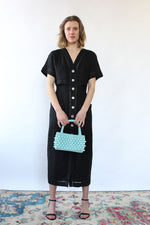 Claire Linen Button Dress M