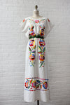 Dancing Floral Embroidered Dress S-L