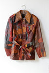Crazy Quilt Leather Jacket XS/S