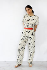 Carrie Abstract Jumpsuit S/M