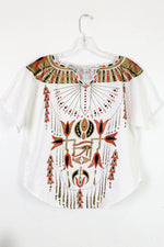Egyptian Graphic Blouse S