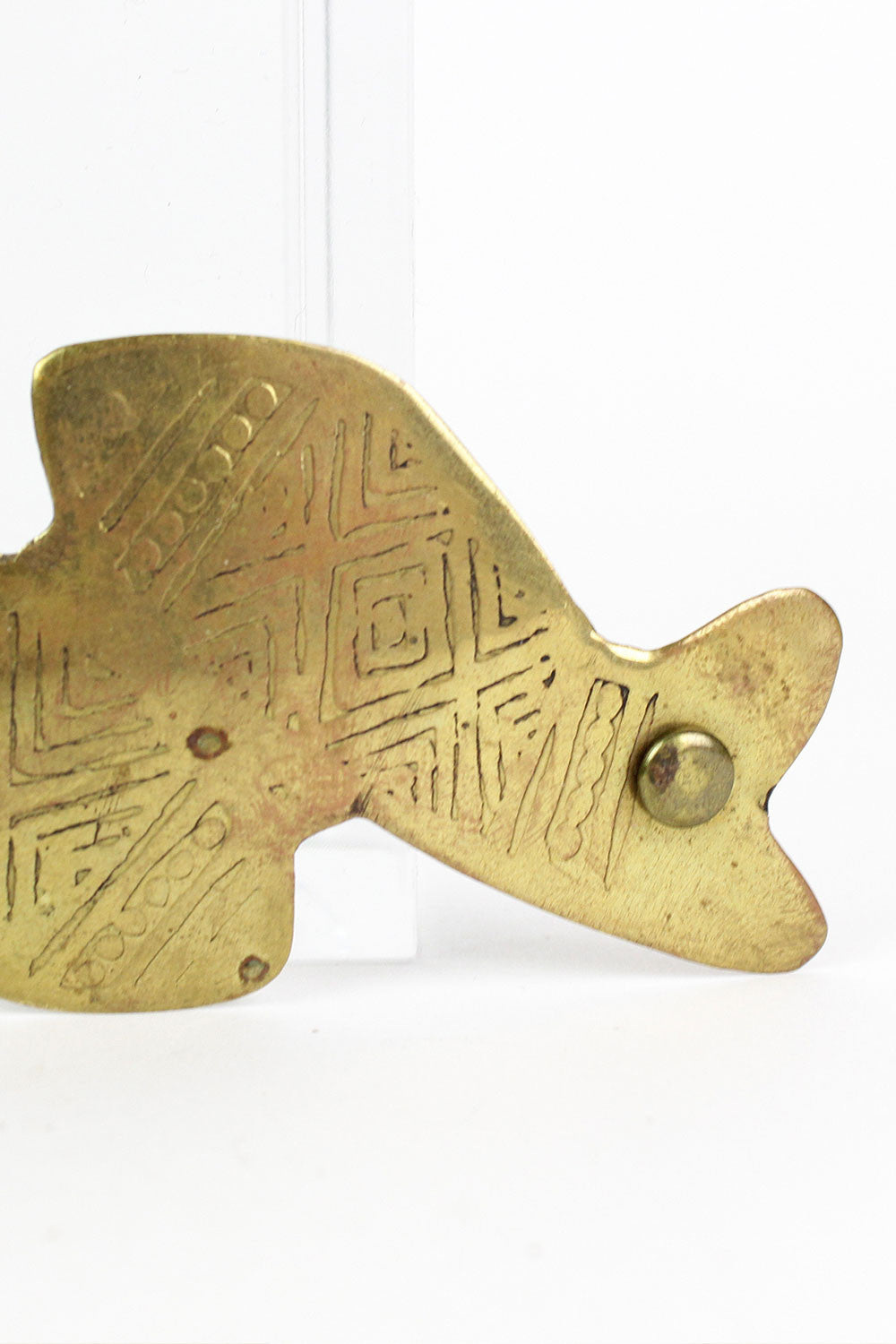 Pisces Brass Barrette