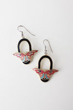Butterfly Away Enamel Earrings
