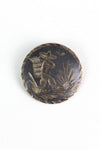 Mexican Etched Brooch/Pendant