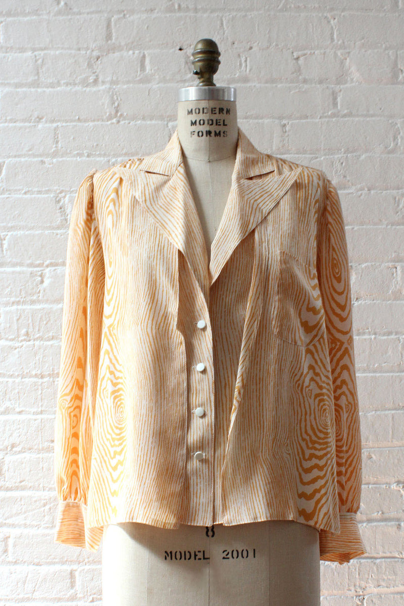Marinelli Silk Faux Bois Ensemble S/M