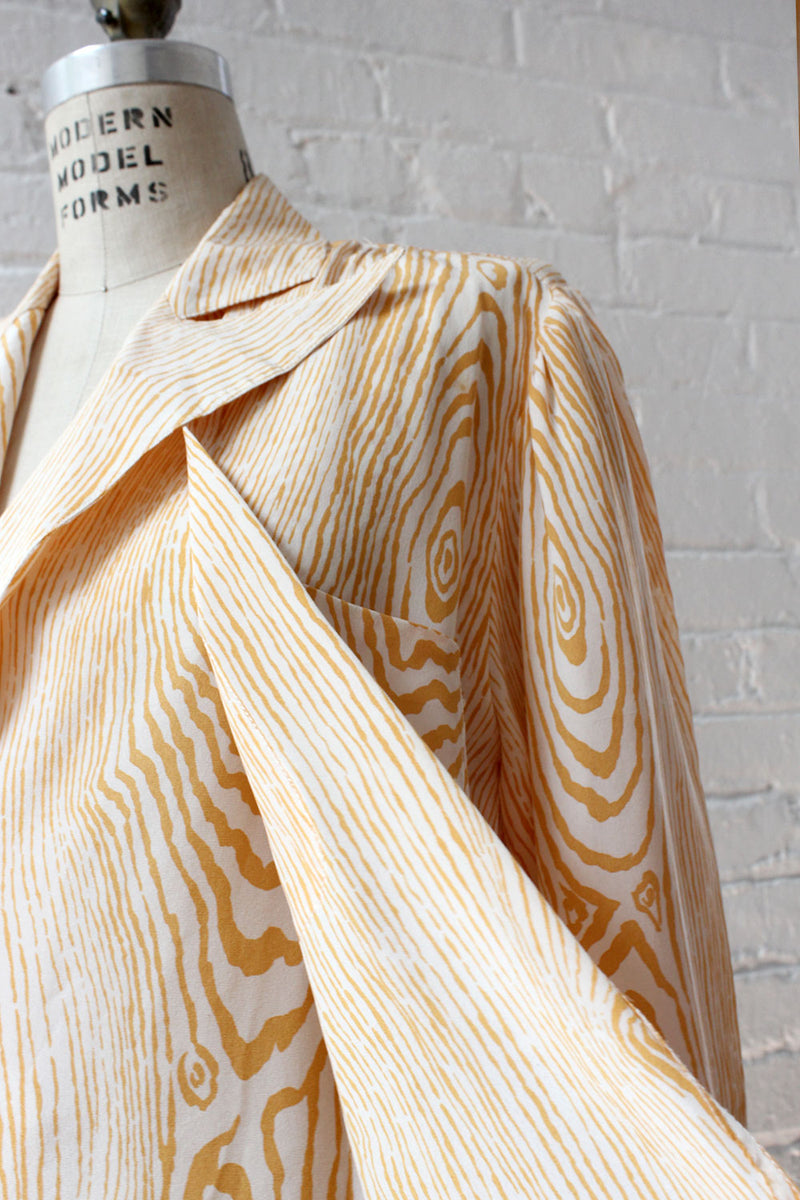 Marinelli Silk Faux Bois Ensemble S/M
