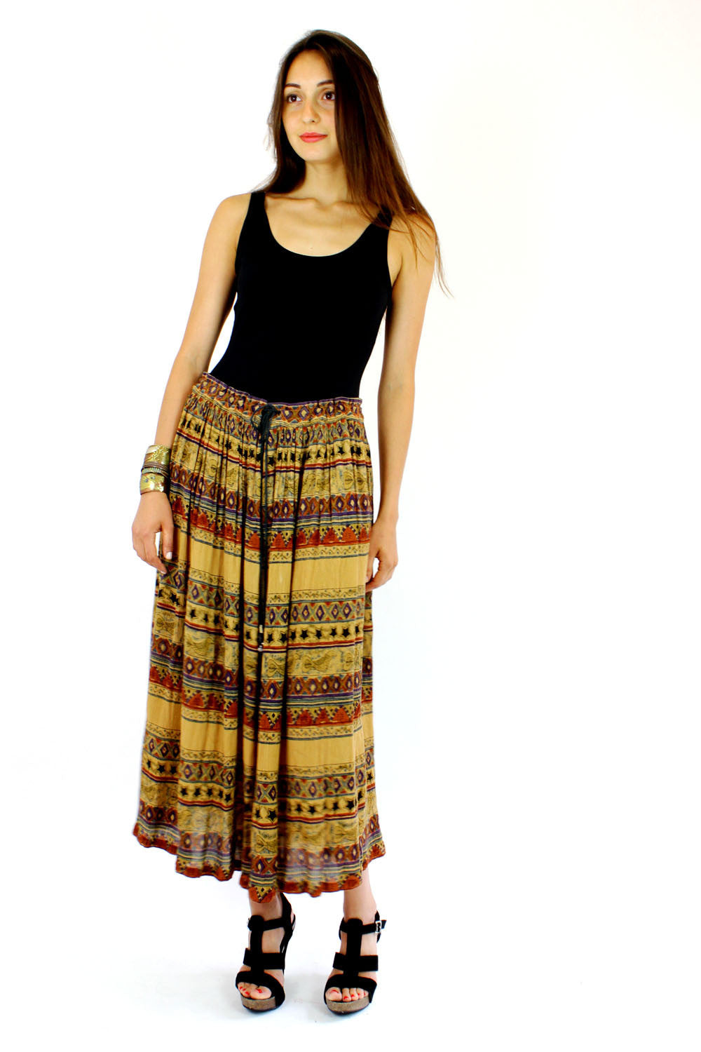 desert maxi skirt M/L