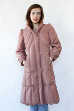 Dusty Rose Puffer Coat S/M
