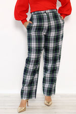 Take One Plaid Slacks L