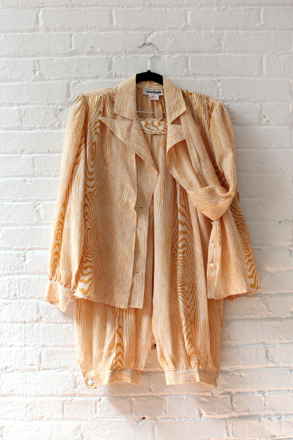 Marinelli Silk Faux Bois Ensemble S/M