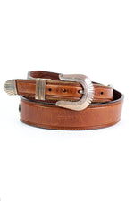 Western Saddle Leather Belt