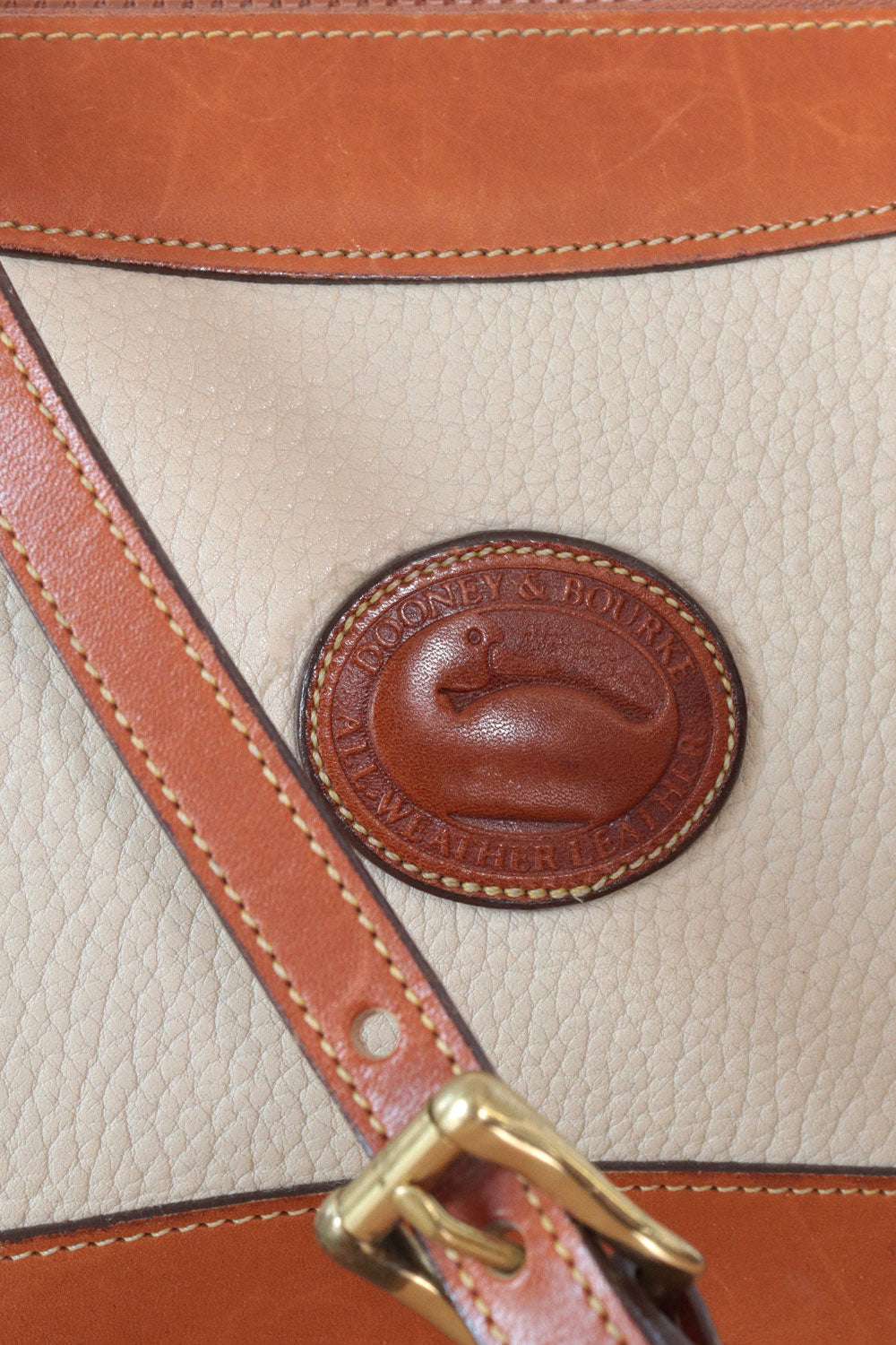 Dooney Two Tone Pebble Purse
