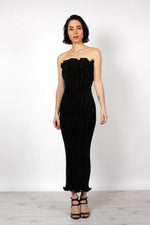 Birgitta Pleated Column Dress XS-M