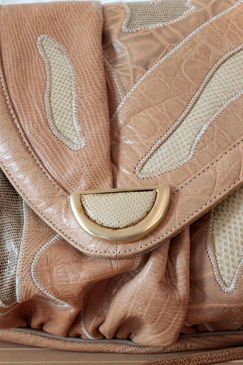 Sharif Sand Appliqué Purse