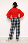 Take One Plaid Slacks L