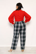 Take One Plaid Slacks L