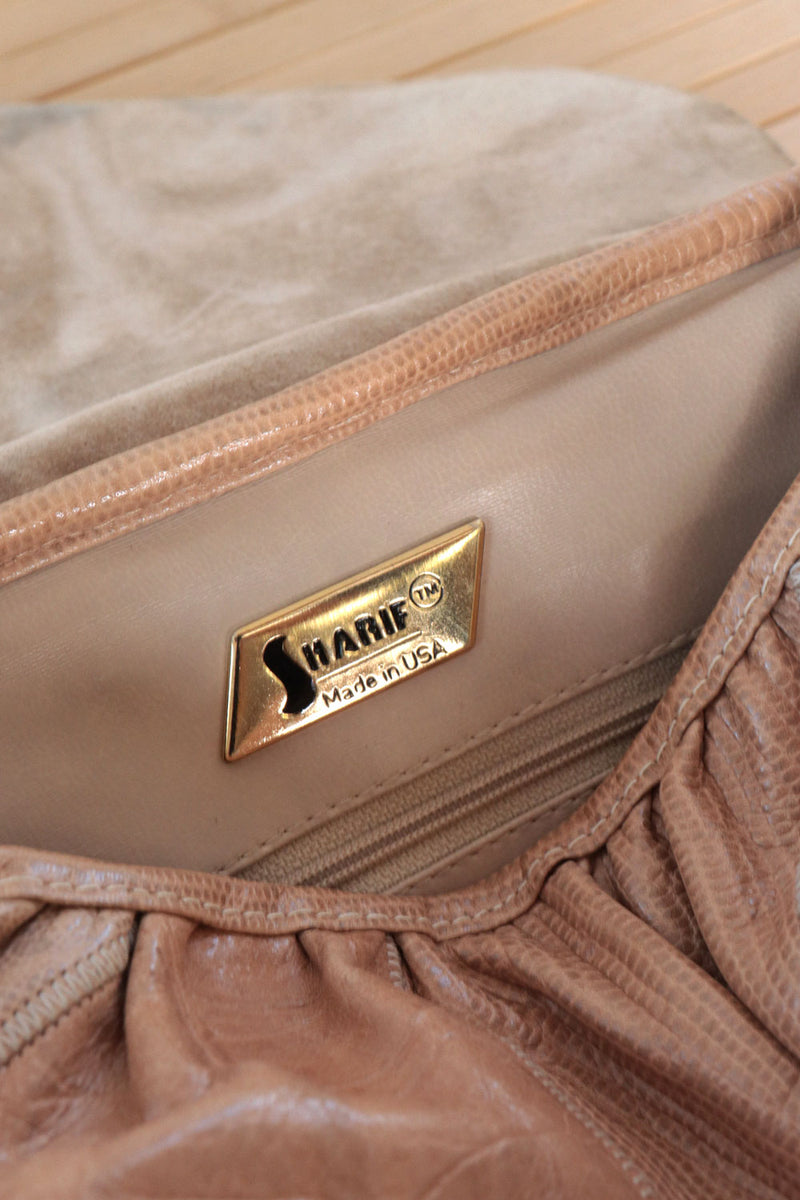 Sharif Sand Appliqué Purse