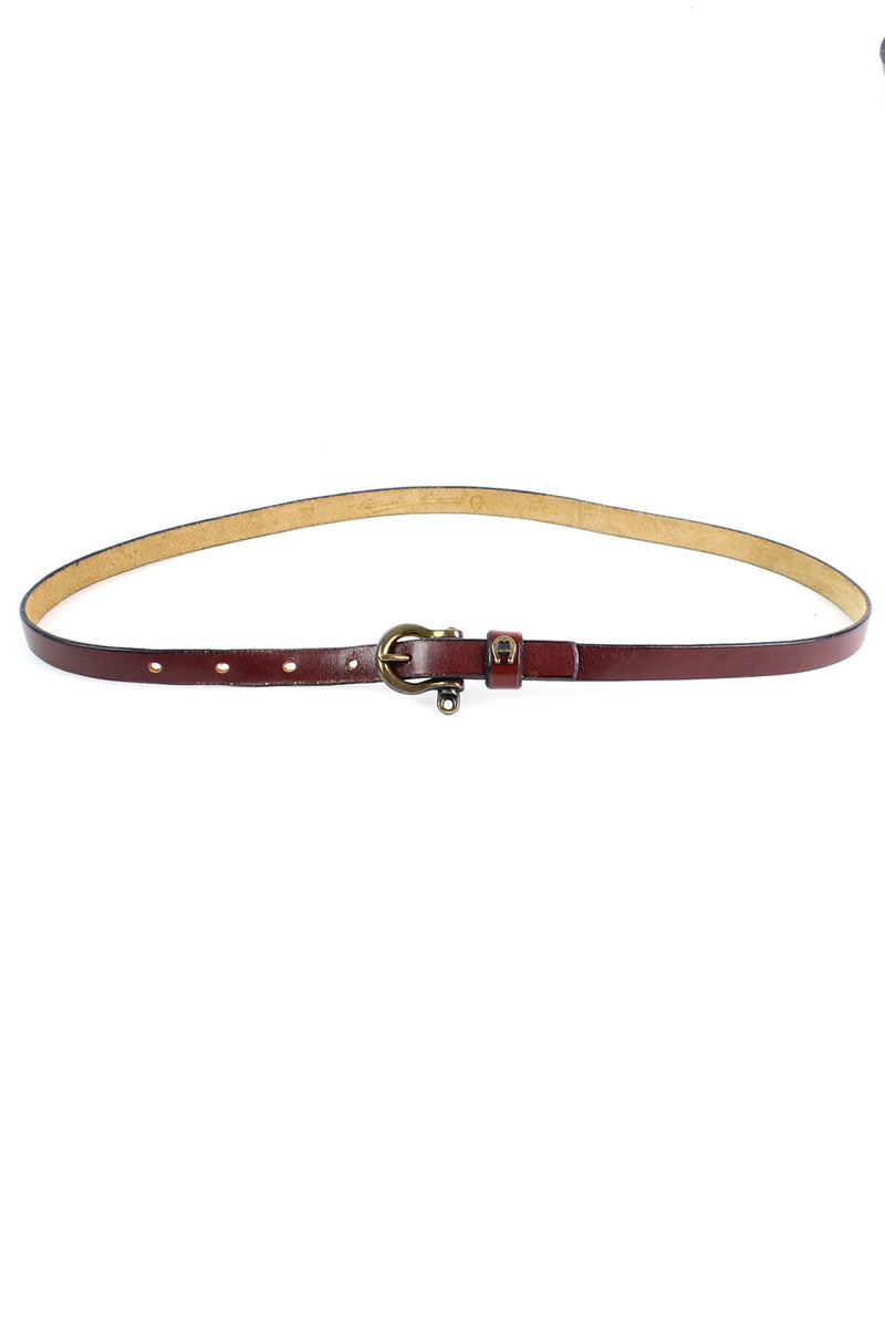 Aigner Equestrian Skinny Belt