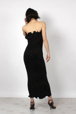 Birgitta Pleated Column Dress XS-M