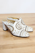 Gold Stud Cloud Mules 9