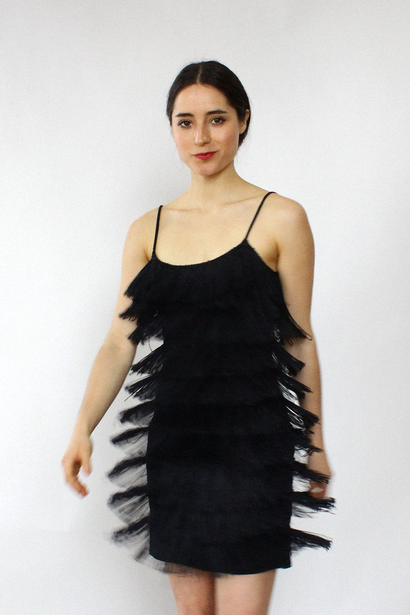 Full Fringe 90s Mini Dress XS/S