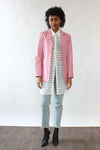 Candy Pink Leather Jacket M