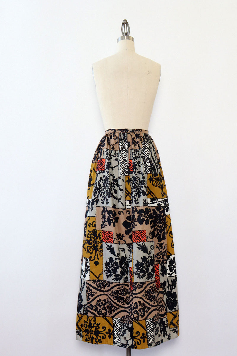 Tori Richard Cotton Print Maxi XS