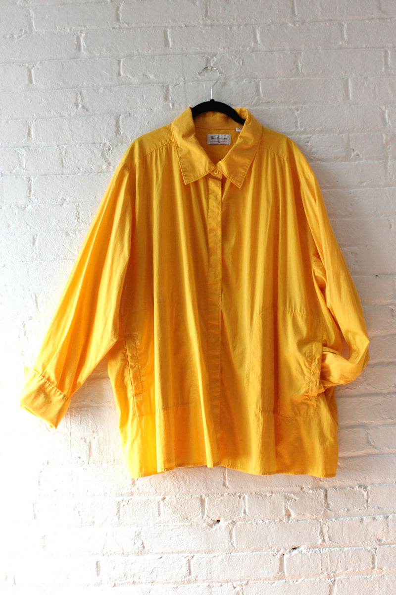 Marigold Oversized Pocket Blouse