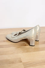 Lafitte Shimmery Snakeskin Heels 8.5