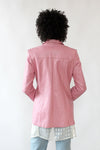 Candy Pink Leather Jacket M