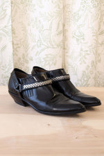 Italian Leather Harness Booties 7