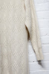 Cable Knit Snowy Cardigan Dress S