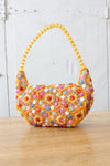 Apricot Embellished Party Purse