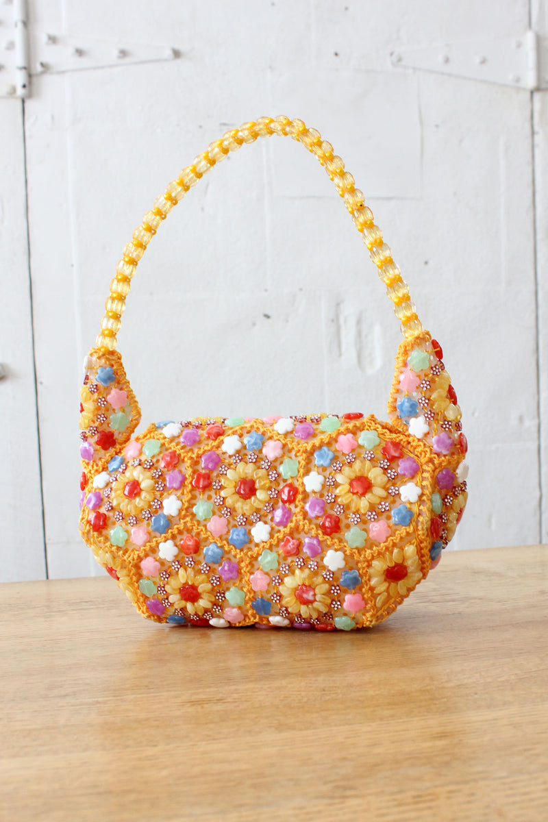 Apricot Embellished Party Purse