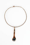 Copper Gem Drop Choker