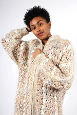 Estelle Textural Blush Sweater Coat S-L