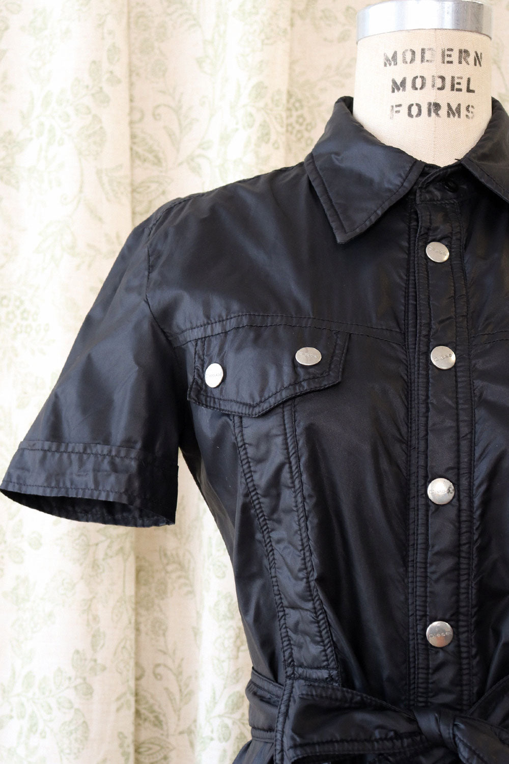 Diesel Nylon Shirtdress S/M