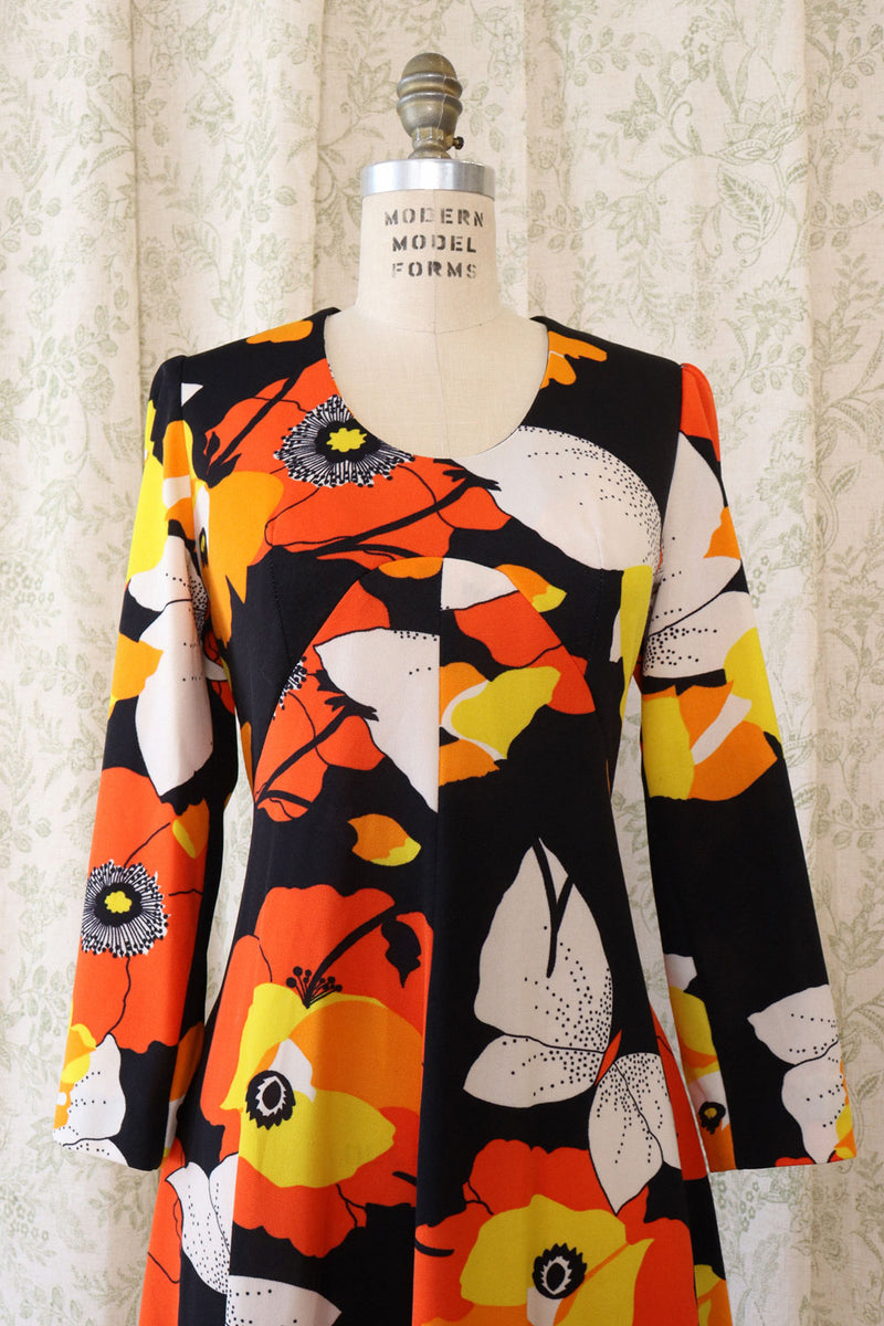 Poppy Butterfly Print Maxi L
