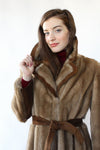 Princesa Faux Fur Striped Coat S/M