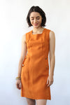 Pumpkin Linen Shift S/M