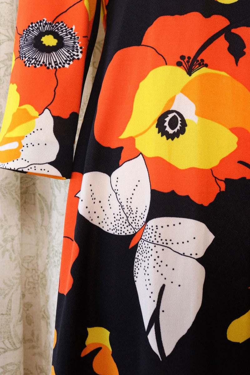 Poppy Butterfly Print Maxi L