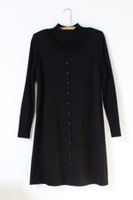 Black Layered Sweaterdress L