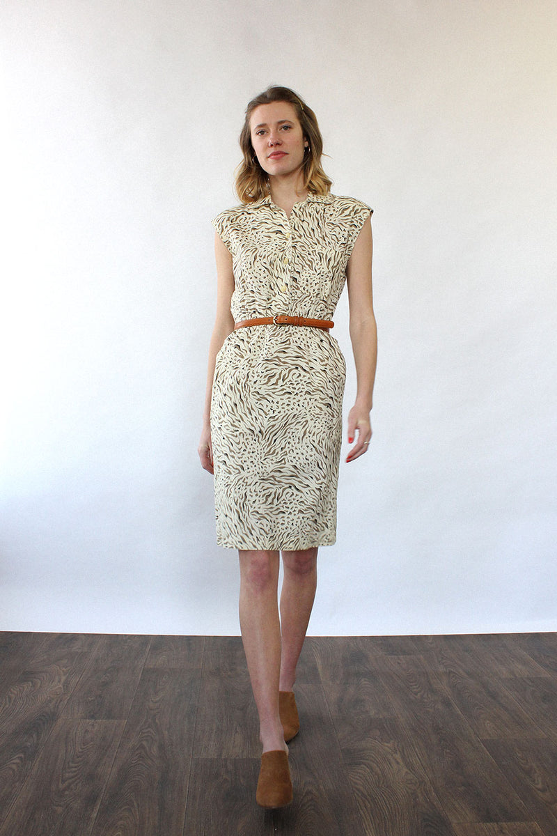Tiger Beat Cotton Dress XS/S