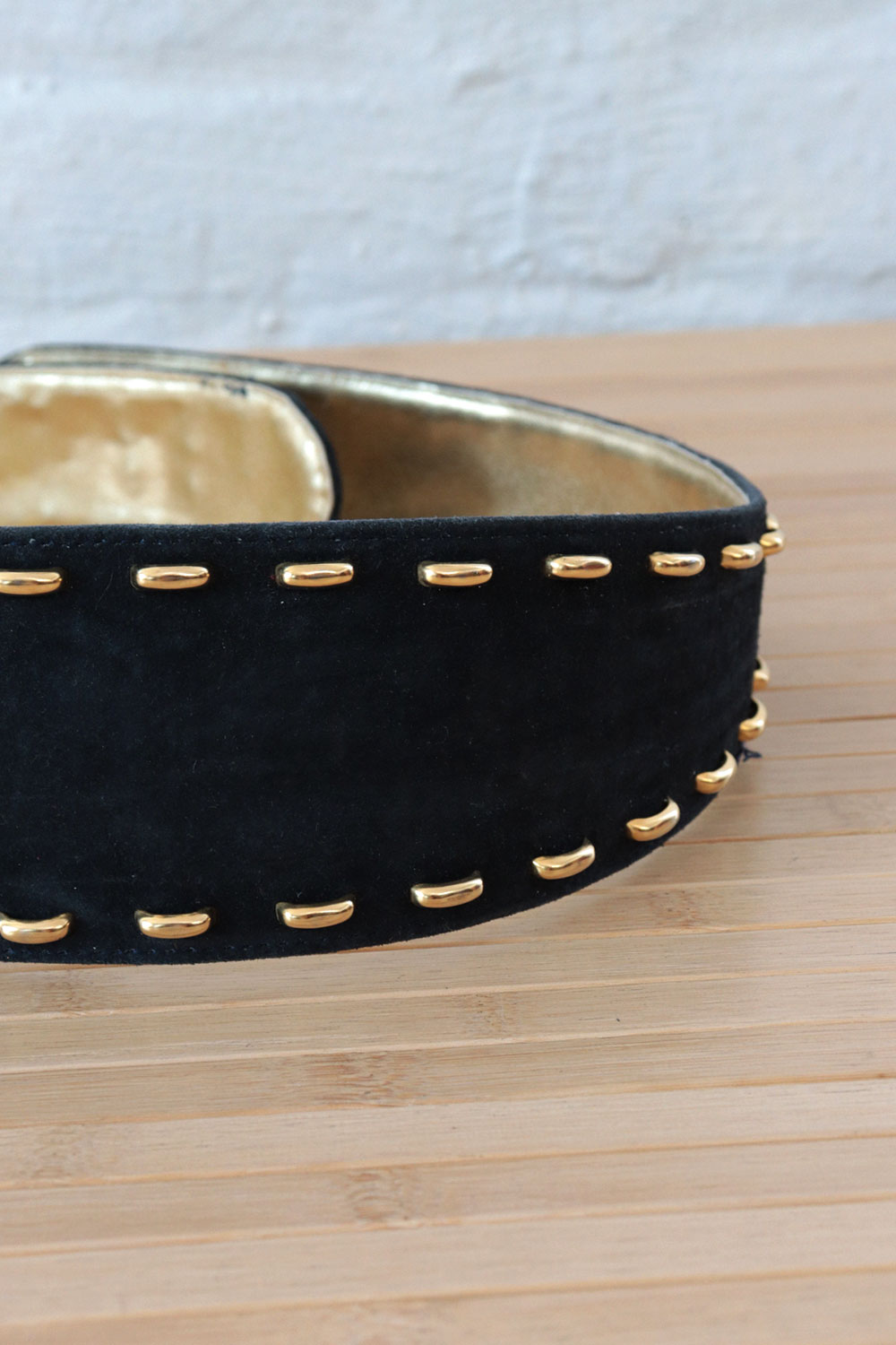 Anne Klein for Calderon Gold Loop Cinch Belt S/M