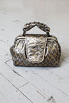 Chrystie Metallic Satchel
