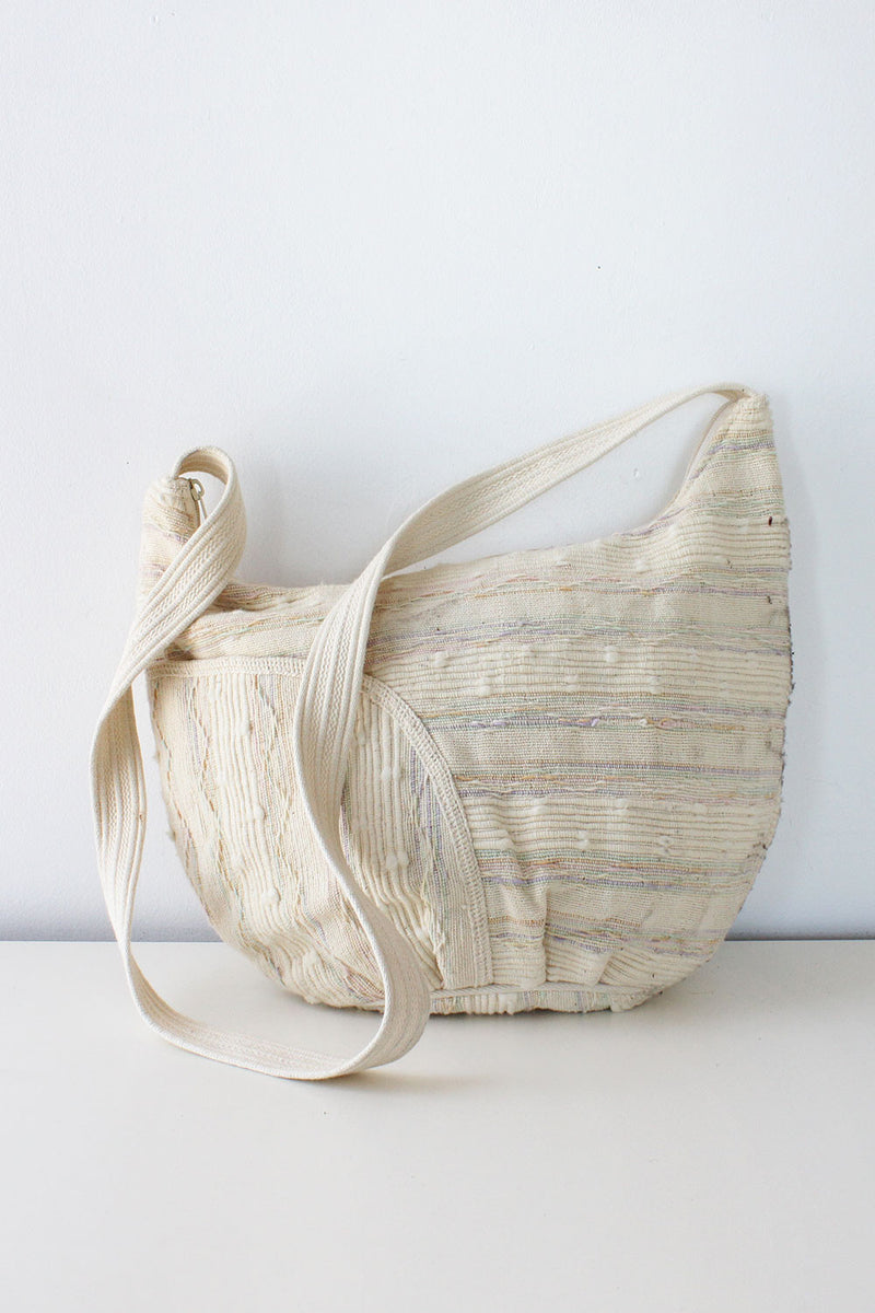 Nubby Natural Crossbody Purse