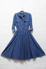 Dark Denim Dress M