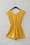 Canary Yellow Soft Romper XS/S