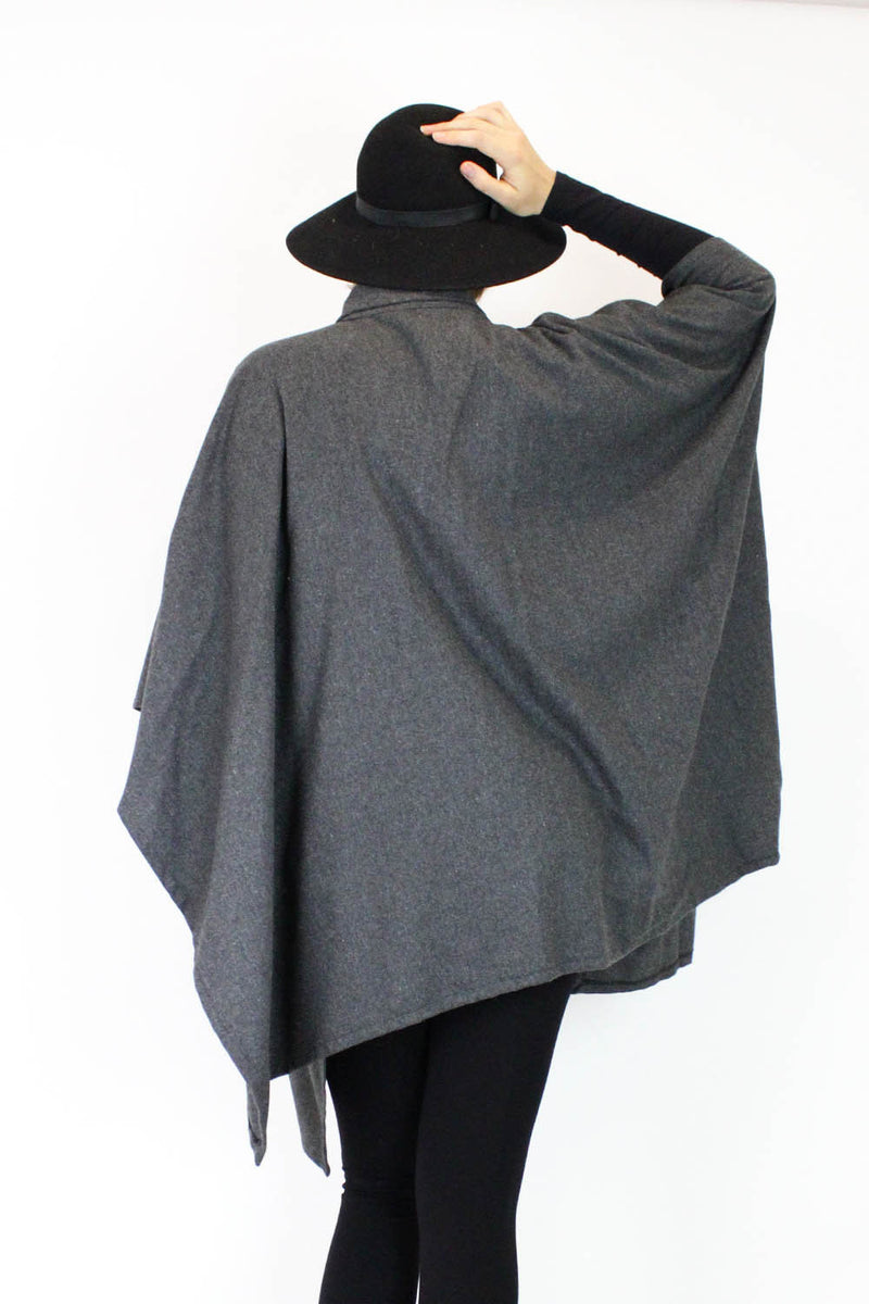 vintage wool cape coat