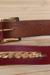 Cordovan Chain Cutout Belt XS/S